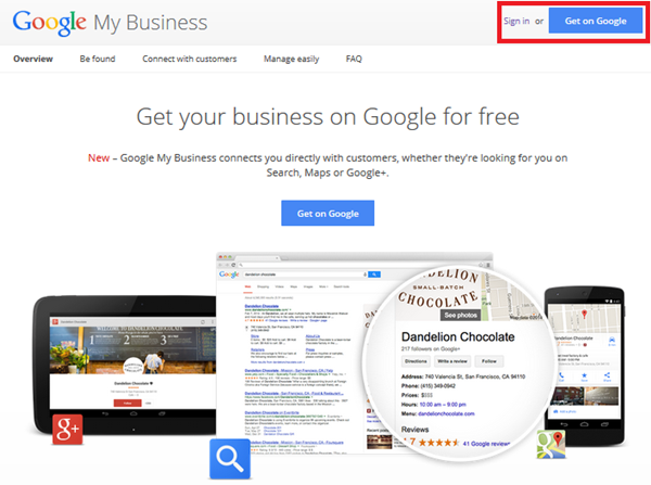 Google My Business in near me