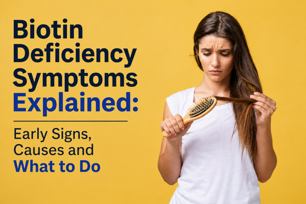 Biotin Deficiency Symptoms Explained: Early Signs, Causes and What to Do